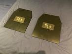 2x plate carrier platen 4kg, Sport en Fitness, Ophalen, Zo goed als nieuw, Overige typen