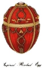 Fabergé : porselein bordje "Rose butt Egg", Ophalen of Verzenden, Zo goed als nieuw, Porselein