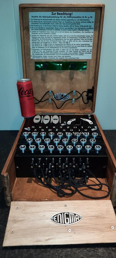 Wehrmacht Luftwaffe Kriegsmarine geheim enigma machine WO2, Verzamelen, Militaria | Tweede Wereldoorlog, Verzenden