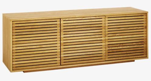 HABITAT - Buffet MAX / TV - 3 portes/6 cases - Chêne - 40% !, Huis en Inrichting, Kasten | Buffetkasten, Gebruikt, Eikenhout, Ophalen