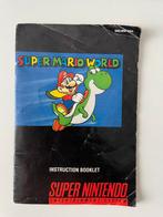 Super Mario world instruction booklet super Nintendo, Games en Spelcomputers, Ophalen of Verzenden, Gebruikt