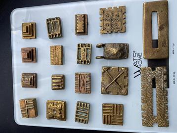 18 Ashanti of Akan goudgewichten 17e eeuw serie 21 beschikbaar voor biedingen