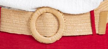 Ceinture Armand Thiery neuve - Taille 44 - Façon raphia beschikbaar voor biedingen