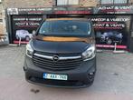 Opel Vivaro Double Cab 5PL Navigatie Cruise Airconditioningb, Auto's, Bestelwagens en Lichte vracht, 4 deurs, Euro 6, Zwart, Grijs