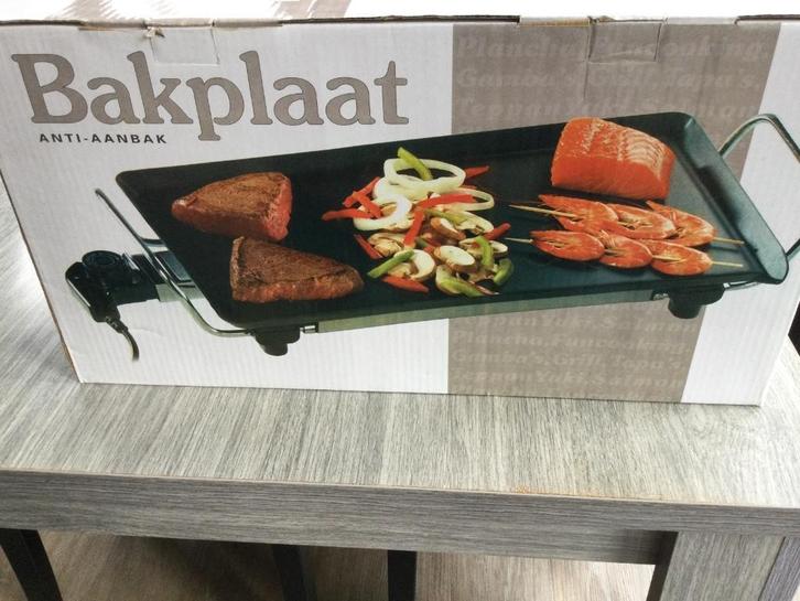 Grillplaat/Bakplaat. Nieuw !, Elektronische apparatuur, Grillplaten, Nieuw, Tafelgrill, Ophalen