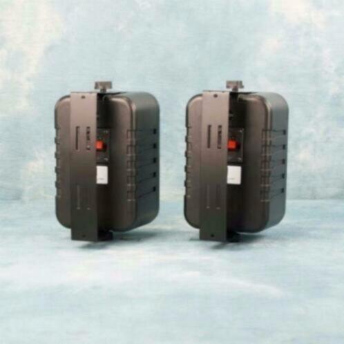 3 Weg mini speakers 13 cm 80 Watt Rms met beugels Zwart, Audio, Tv en Foto, Luidsprekerboxen, Nieuw, Front, Rear of Stereo speakers