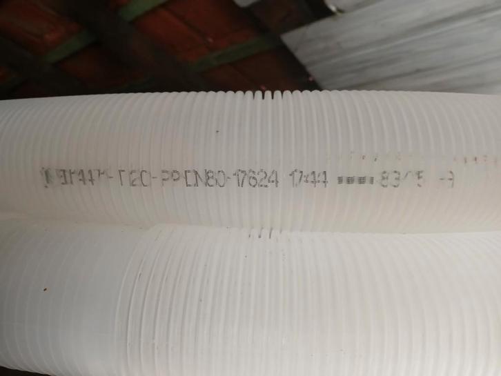 Afvoerbuis voor ketel aan te sluiten. 12m 80flex, Doe-het-zelf en Bouw, Buizen en Afvoer, Nieuw, Afvoer, PVC, 6 meter of meer