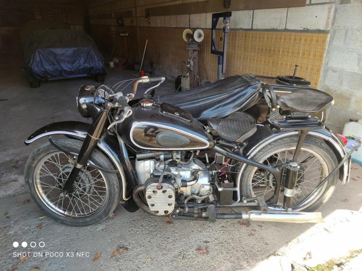 Moto met zijspan, Motoren, Onderdelen | Oldtimers, Gereviseerd, Ophalen