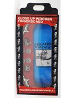 Close Up Wooden Fingerboard Collapse Geriatri Silver Trucks, Comme neuf, Envoi