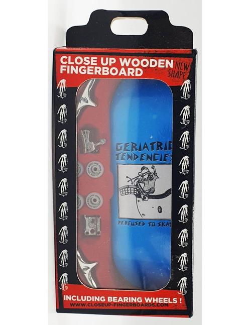 Close Up Wooden Fingerboard Collapse Geriatri Silver Trucks, Verzamelen, Poppetjes en Figuurtjes, Zo goed als nieuw, Verzenden