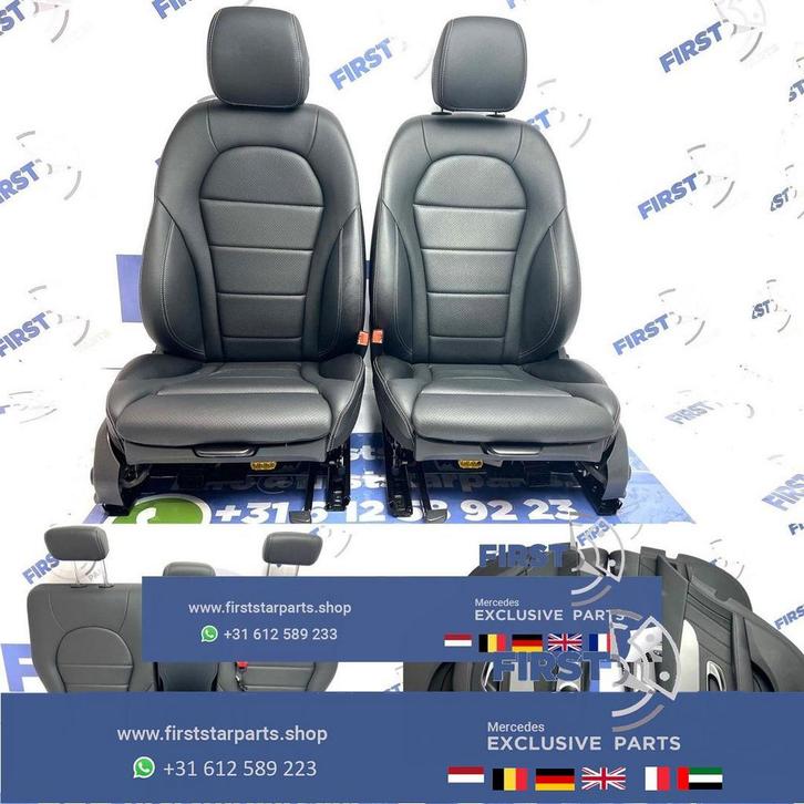 W205 C43 AMG interieur Mercedes C Klasse 2020 stoelen Ledere, Auto-onderdelen, Interieur en Bekleding, Mercedes-Benz, Gebruikt