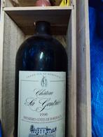 5L Jéroboam 1990 Château La Gontrie Premières Côtes Bordeaux, Collections, Vins, Pleine, France, Enlèvement, Vin rouge