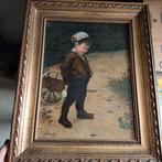 Reproductie van  "the young biologist /Paul Peel" gesigneerd, Ophalen of Verzenden