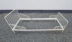 Wit metalen bedframe gratis te geef, Ophalen, Gebruikt, Wit