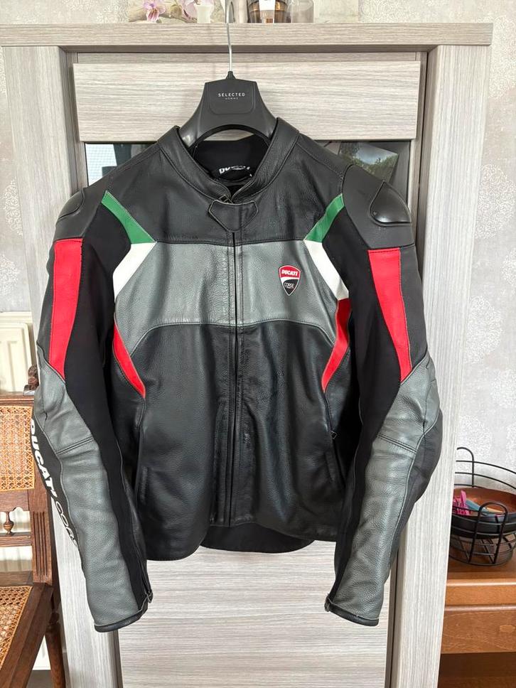 Motor vest Ducati Corse Dainese, Motoren, Kleding | Motorkleding, Jas | leer, Heren, Tweedehands, Ophalen