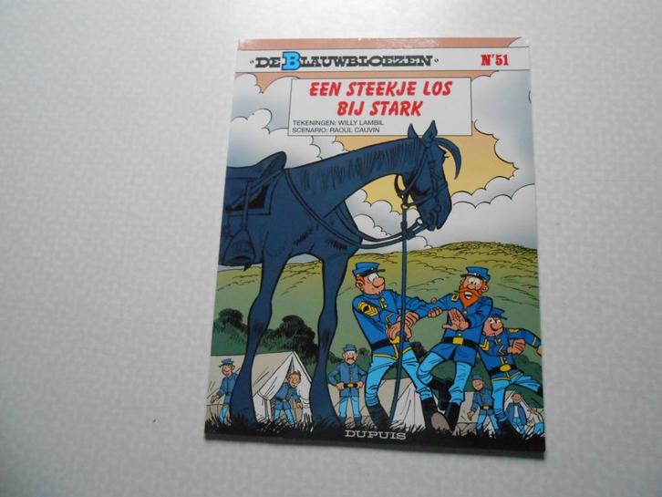 De blauwbloezen 51 Een steekje los bij Stark 2007 1 ste druk, Boeken, Stripverhalen, Nieuw, Eén stripboek, Ophalen of Verzenden