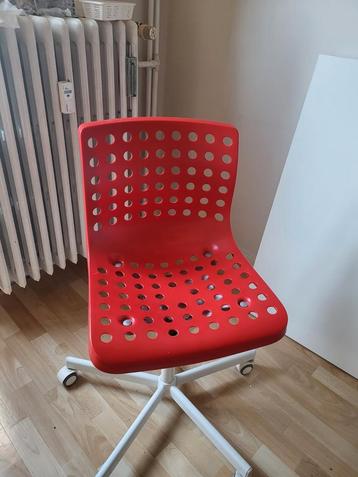 rode bureaustoel, Huis en Inrichting, Bureaustoelen, Ophalen, Zo goed als nieuw, Rood, Bureaustoel