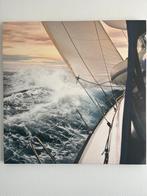 Canvas zeilboot 100 cm x 100 cm, Huis en Inrichting, Ophalen