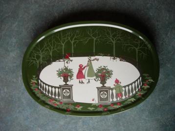 Koekjesdoos met wintettafereel beschikbaar voor biedingen