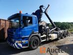 Vrachtwagen deur container met hijskraan Scania P360 B8X2/*6, Auto's, Scania, Overige brandstoffen, Bedrijf, Te koop