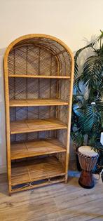 Vintage rotan kast jaren 60-70 boekenkast, Huis en Inrichting, Ophalen of Verzenden, Zo goed als nieuw