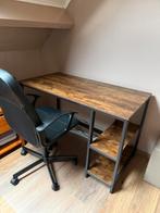 Bureau + bureaustoel, Huis en Inrichting, Bureaus, Ophalen, Zo goed als nieuw, Bureau