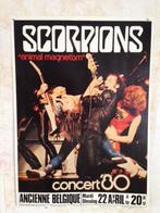 Scorpions 1980 tour poster, Ophalen, Zo goed als nieuw, Poster, Artwork of Schilderij