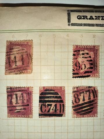 Lot de timbres Royaume-Uni, Angleterre. Timbres du Royaume-U