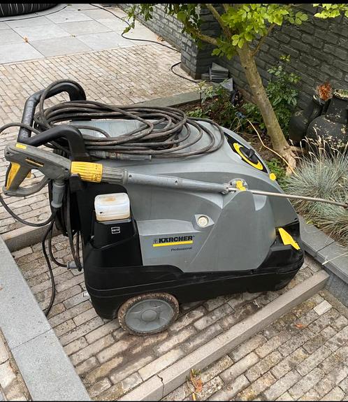 Kärcher 8-18 stoomcleaner + Hyundai generator, Tuin en Terras, Hogedrukreinigers, Zo goed als nieuw, Benzine, Ophalen of Verzenden