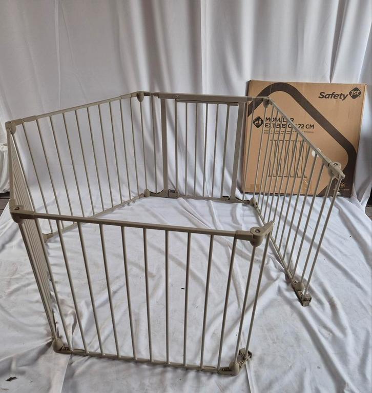 veiligheidshek – compleet + extra uitbreiding in doos, Kinderen en Baby's, Babyparken, Zo goed als nieuw, Ophalen