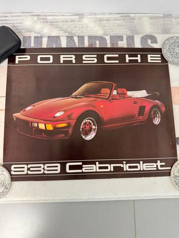 4X antiek oude auto Poster posters Porsche Corvette Mercedes beschikbaar voor biedingen