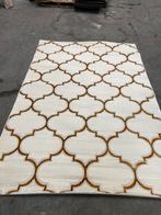 Stijlvol tapijt – 200 x 290 cm – crème met goud patroon, Huis en Inrichting, Stoffering | Tapijten en Vloerkleden, Ophalen, Zo goed als nieuw