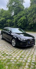 Audi A3 sportback atraction 1.6 TDI model 2016 zwart, Auto's, Zwart, Leder, 5 deurs, 81 kW