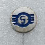 SP0650 Speldje Goggomobil logo blauw, Collections, Broches, Pins & Badges, Utilisé, Enlèvement ou Envoi
