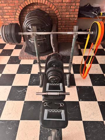 Fitness set te koop fitnessbank beschikbaar voor biedingen