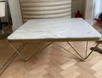 Vintage salon tafel -wit marmer, Ophalen, Gebruikt, Vintage