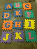 Puzzelmat met letters - 18 tegels, Comme neuf, Enlèvement