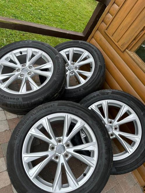 Audi velgen 5x112 18inch Sline origineel met banden235 55 18, Auto-onderdelen, Banden en Velgen, Banden en Velgen, All Season