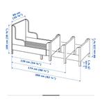 Meegroei Kinderbedje roze, Huis en Inrichting, Ophalen, 90 cm, Eenpersoons, Overige typen