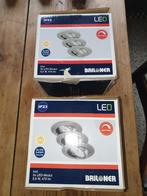 Lot de 8 spots en inox (5 dirigeables + 3 fixes) NEUF, Metaal of Aluminium, Nieuw, Ophalen of Verzenden, Led