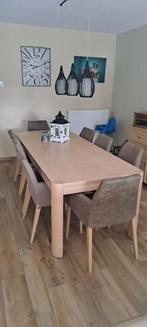 Eettafel met 8 stoelen, Huis en Inrichting, Ophalen, Zo goed als nieuw