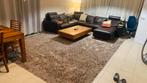 Hoogwaardig bruinbeige langpolig ruig tapijt, Beige, Gebruikt