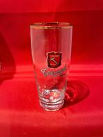 bierglas Triumph t Hamerken met gouden rand, Verzamelen, Biermerken, Ophalen of Verzenden, Gebruikt, Glas of Glazen, Overige merken