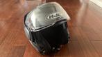 Nieuwe modulaire motorhelm HJC F100 Grijs/Zwart - Maat L, Motoren, Heren, HJC, Integraalhelm, L