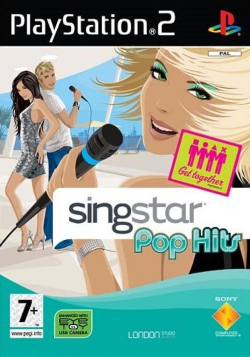 Singstar Pop Hits, Games en Spelcomputers, Games | Sony PlayStation 2, Gebruikt, Muziek, 2 spelers, Vanaf 7 jaar, Ophalen of Verzenden