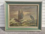 huile sur toile marine signe raoul delbove, Ophalen of Verzenden