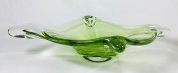 Murano Val st Lambert vintage design glazen schaal bowl beschikbaar voor biedingen