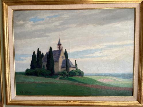 Schilderij Pierre Abattucci 1871-1942 - olieverf op doek, Antiek en Kunst, Kunst | Schilderijen | Klassiek, Ophalen