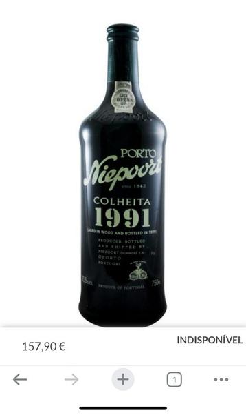 Porto « Niepoort » 1991 beschikbaar voor biedingen