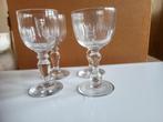 4 oude glaasjes, Ophalen of Verzenden